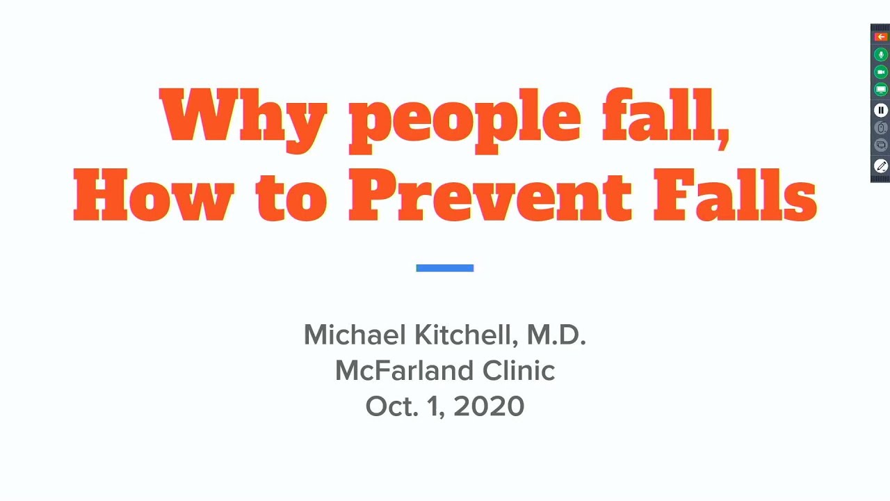 Prime Time Alive- Why People Fall and How to Prevent Falls 10/1/20