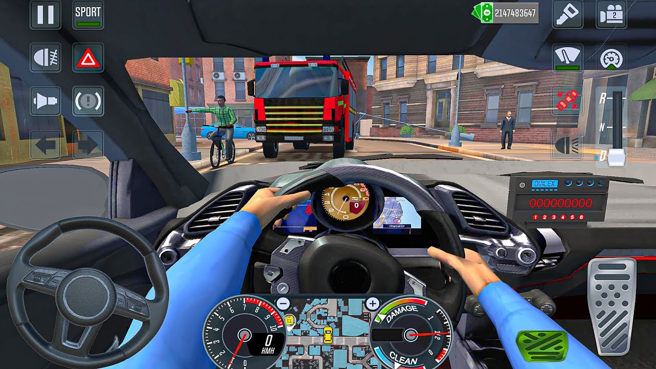 City Taxi Driving Simulator 3D: Taxi vs Bicycle and truck city driving - Taxi game android gameplay