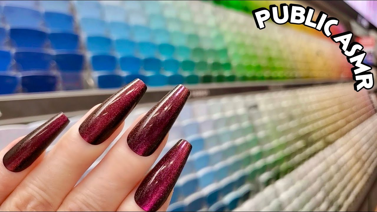 PUBLIC ASMR✨HARDWARE TINGLES✨TAPPING~SCRATCHING & The GOOD CRINKLES