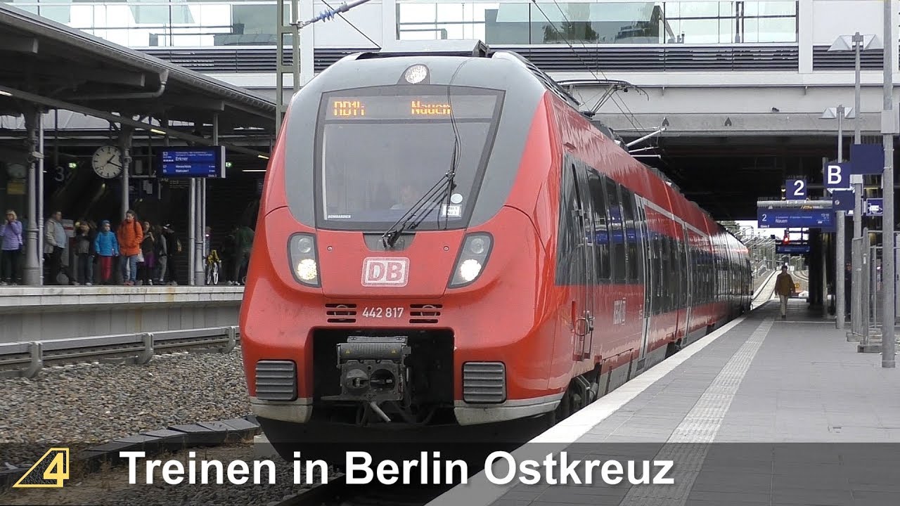 Treinen in Berlin Ostkreuz - 23 september 2018