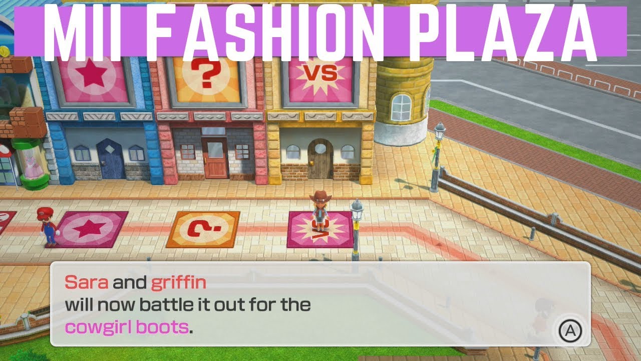Wii Party U | Mii Fashion Plaza (Master Mode) | Goblin Griff vs Sara vs JianJun vs Susie