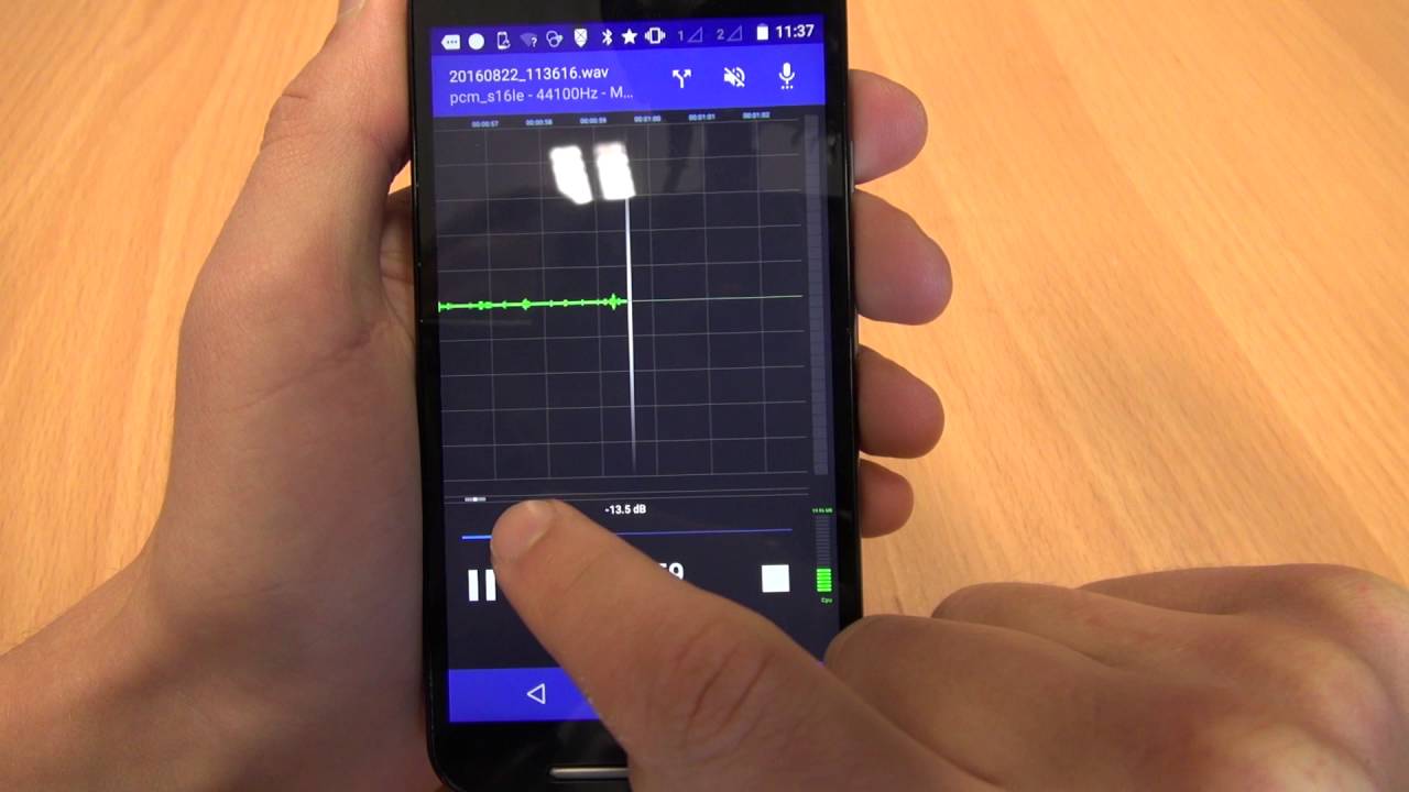 Как записывать звук с помощью RecForge II (приложение для Android)