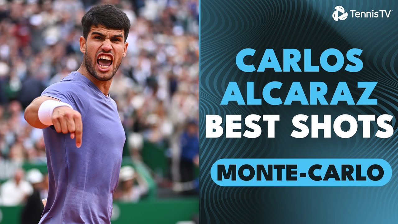 Carlos Alcaraz's Best Shots From Title Winning Week In Monte-Carlo!
