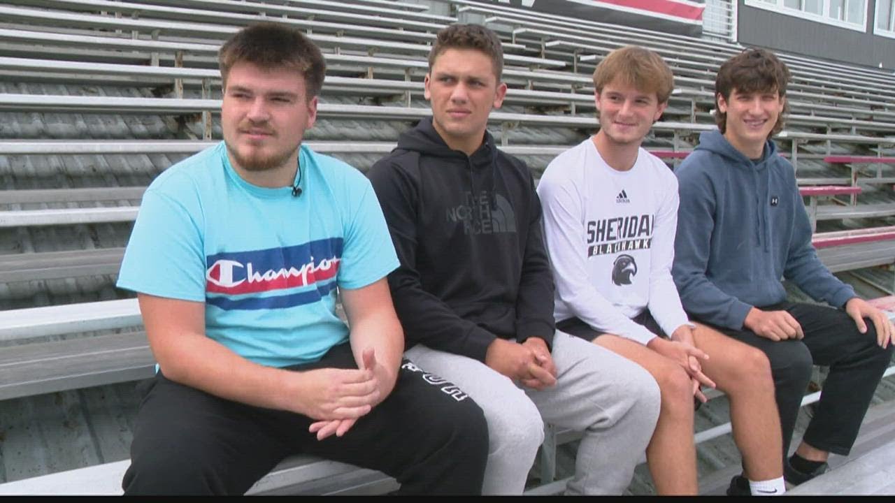 Sheridan High School football team comes together amid tragedy