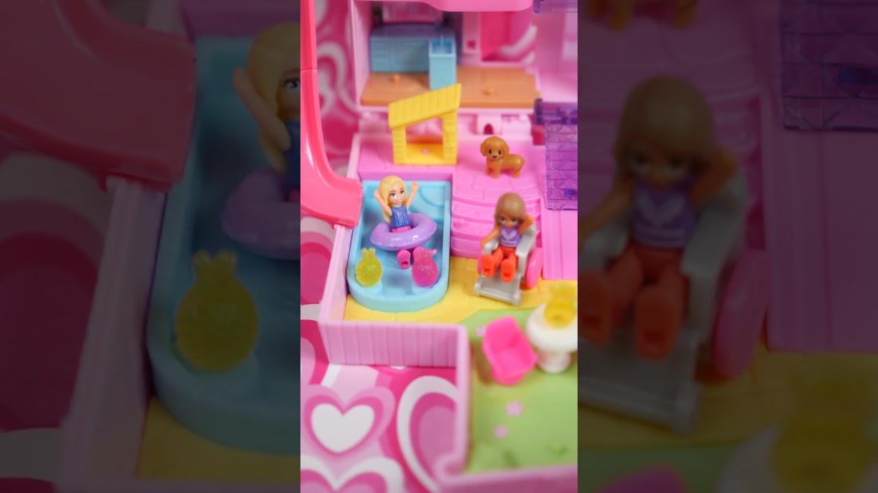 Polly Pocket Collab: Barbie Dreamhouse Playset