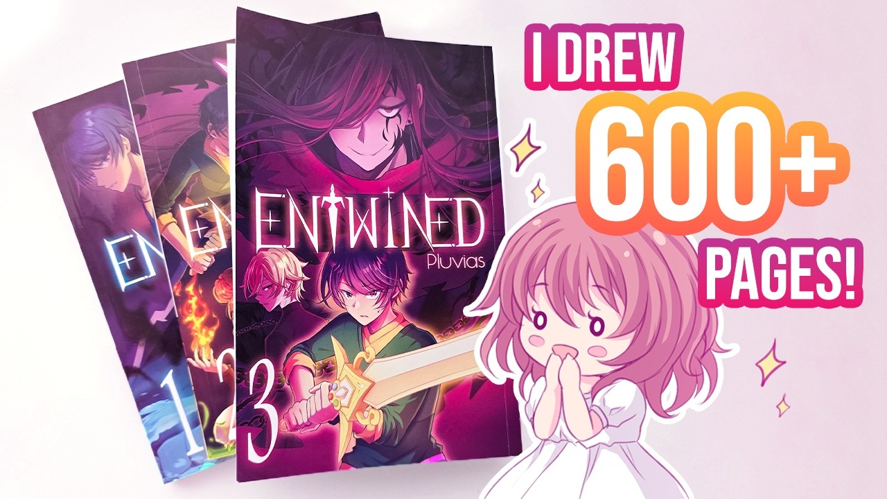 4年間で3巻のフルカラー漫画（600ページ以上！）を制作した方法