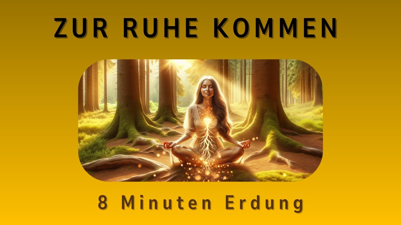 🌟Geführte Meditation mit Copaibaöl- 8 Minuten Erdung & tiefe Entspannung | Bernsteinlicht der Stille