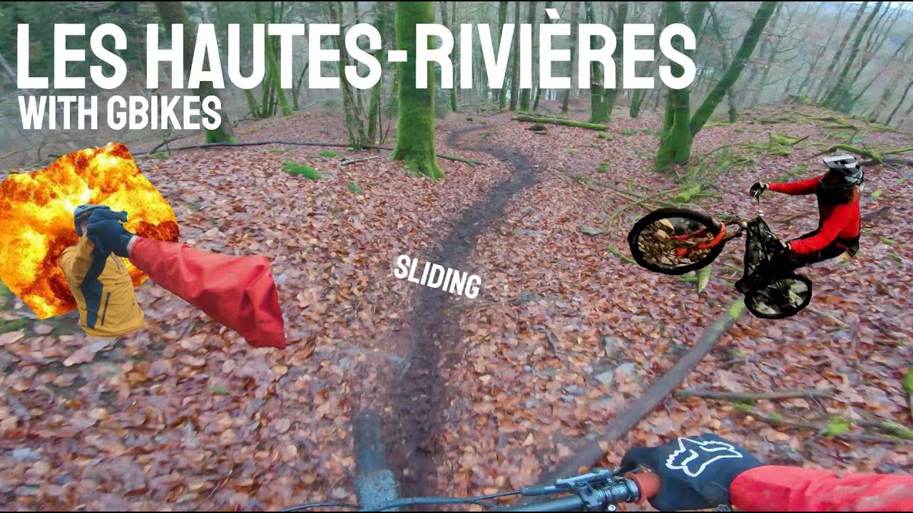 mtb Les Hautes-Rivières with Gbikes, insane trails!