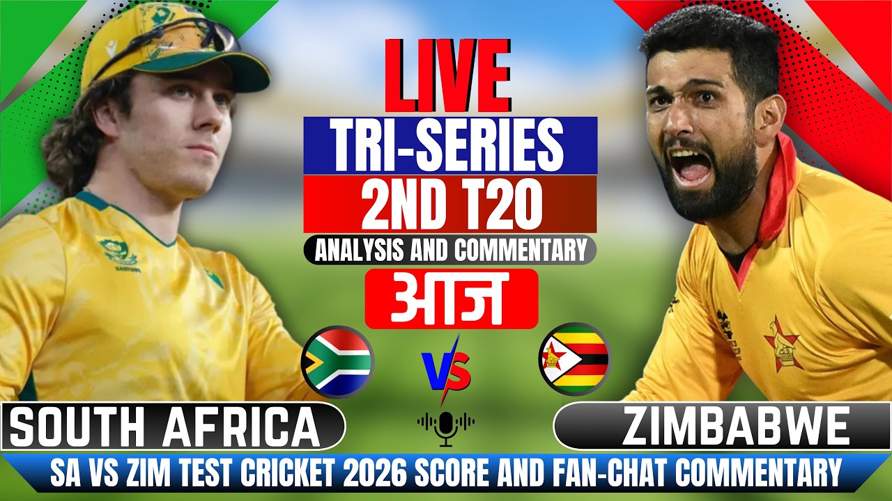 Live: South Africa vs Zimbabwe | Tri-Series Score & Commentary | Zim vs Sa Today's Match Analysis