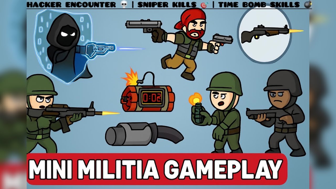 “Survive the Madness – Mini Militia's Wildest Ride!