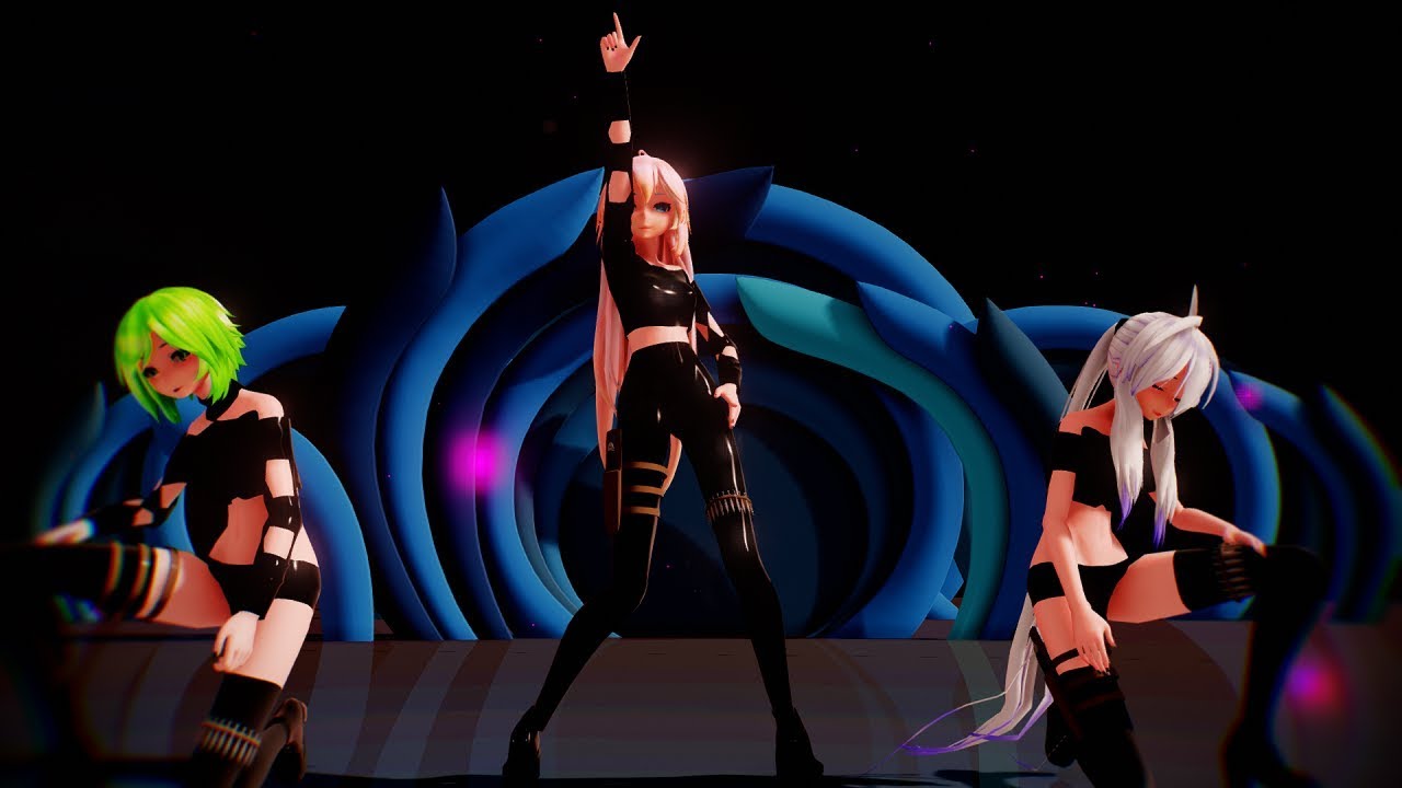 [MMD - HD 60fps] 妄想疾患■ガール - Luka, Haku & Gumi