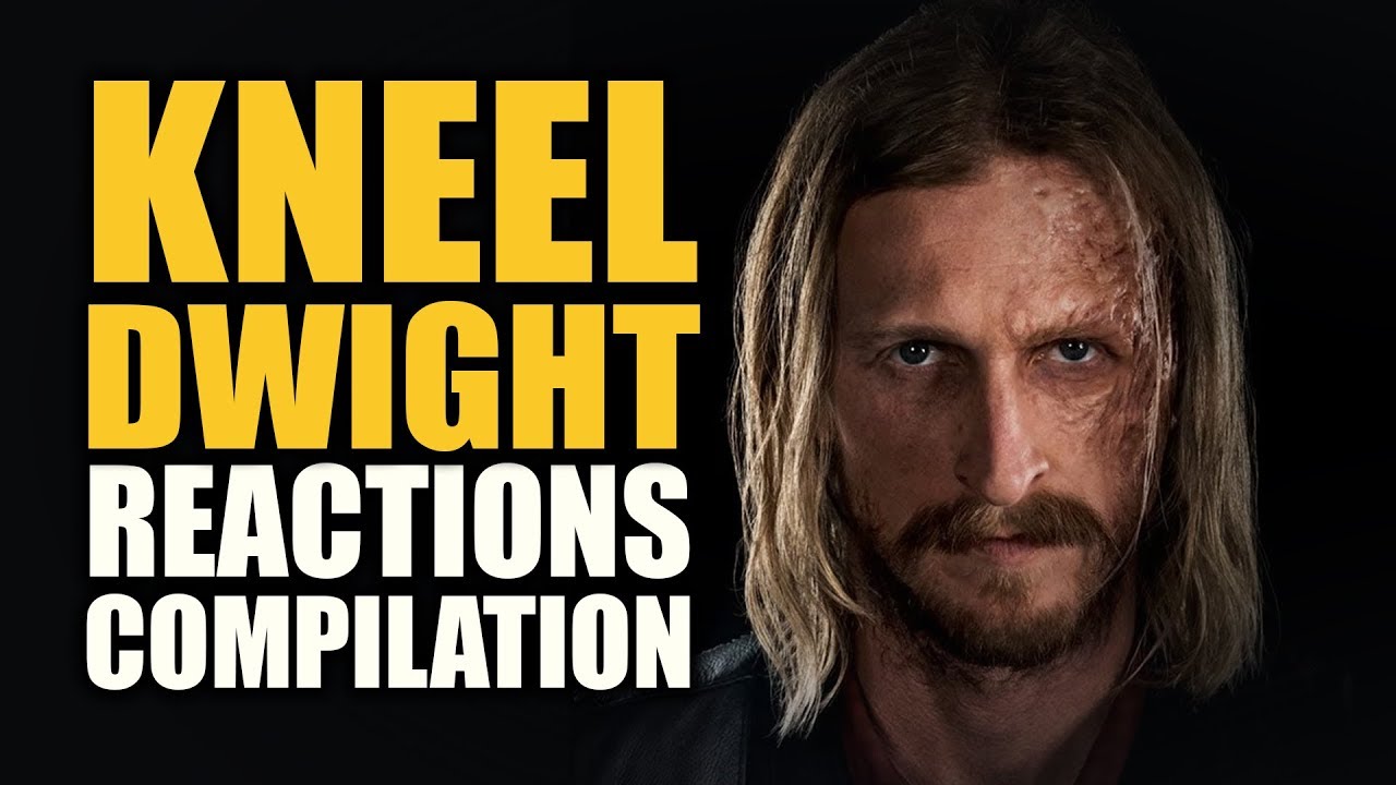 The Walking Dead KNEEL DWIGHT Reactions Compilation