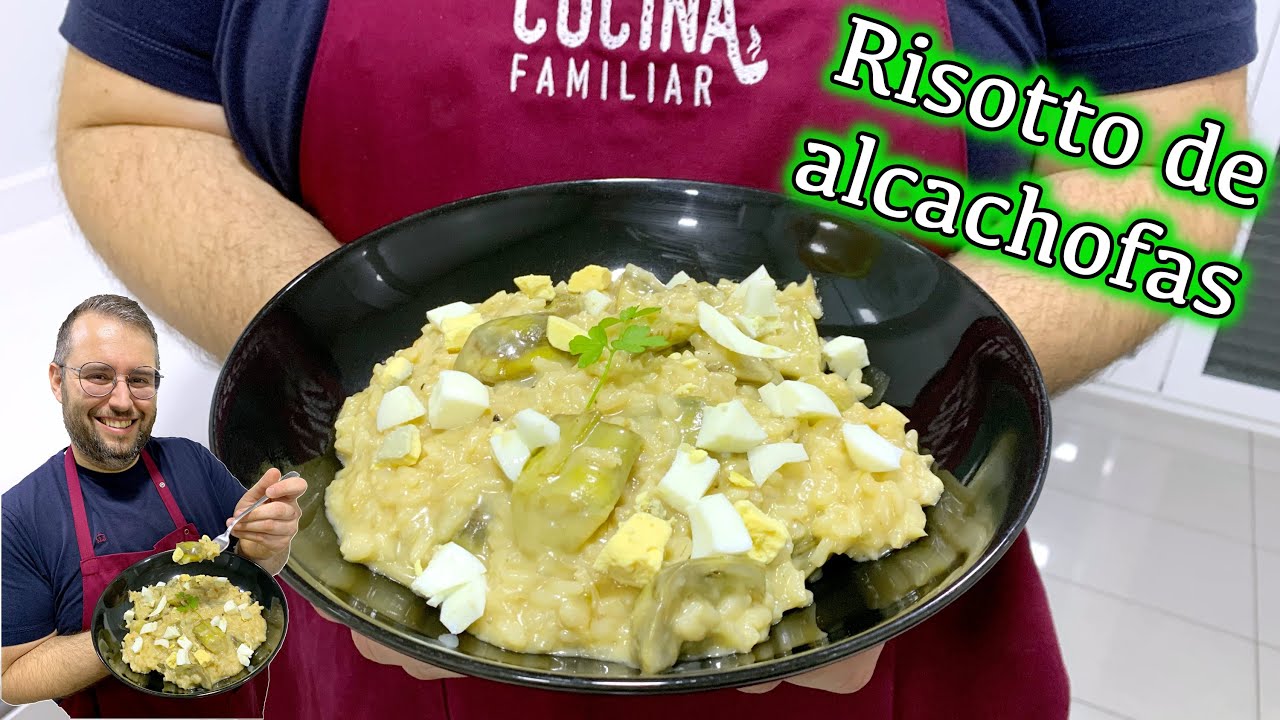Aprende a preparar este RISOTTO con productos DE TEMPORADA - risotto de ALCACHOFAS - cocina italiana