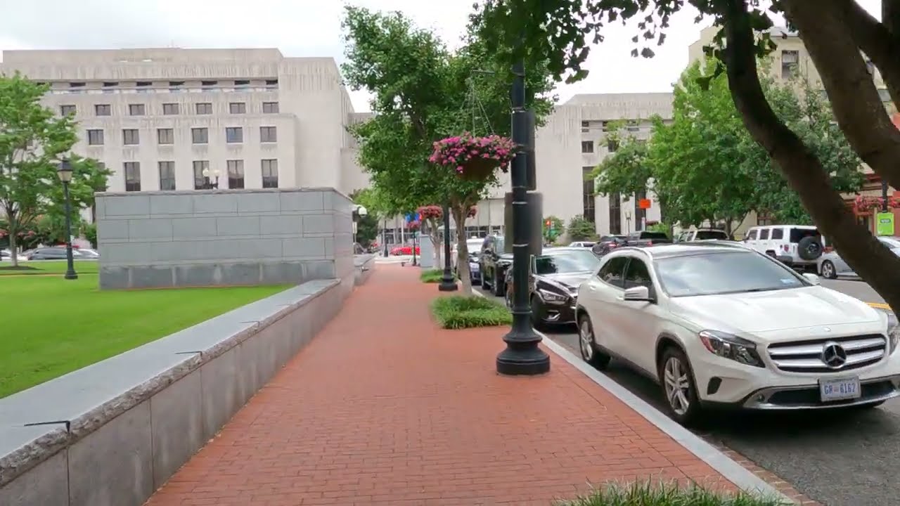 ⁴ᴷ⁶⁰ Walking Washington, DC: Neighborhood Tour of Penn Quarter and Judiciary Square