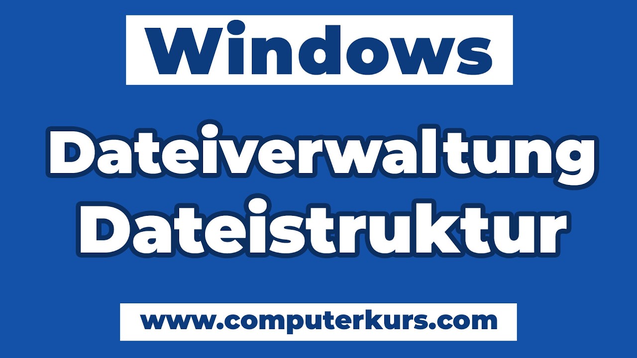 📁 Windows Ordner & Unterordner erstellen – Dateiablage einfach erklärt!