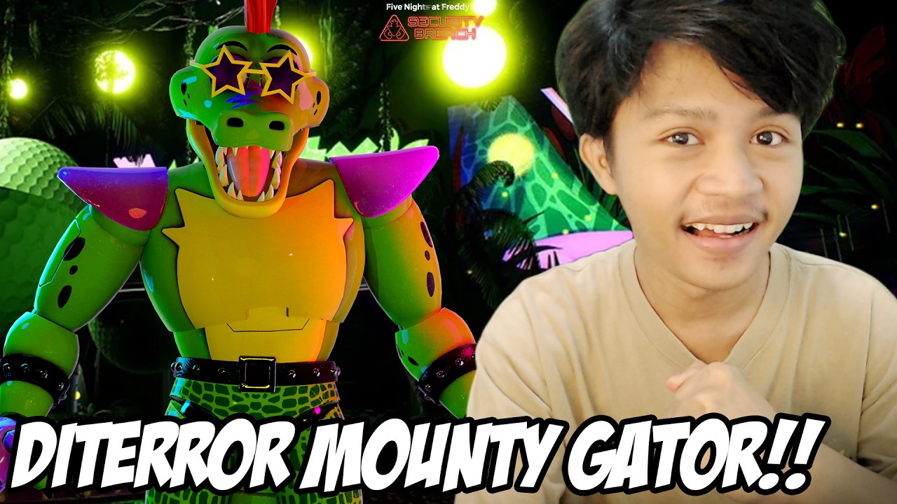 AKU HARUS MELARIKAN DIRI DARI KEJARAN MONTY!! - Five Nights at Freddy's: Security Breach
