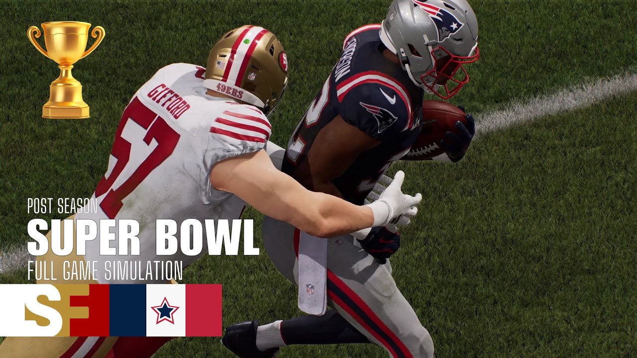 49ers vs. Patriots | 2025 Season Super Bowl | Madden NFL 26 Simulation