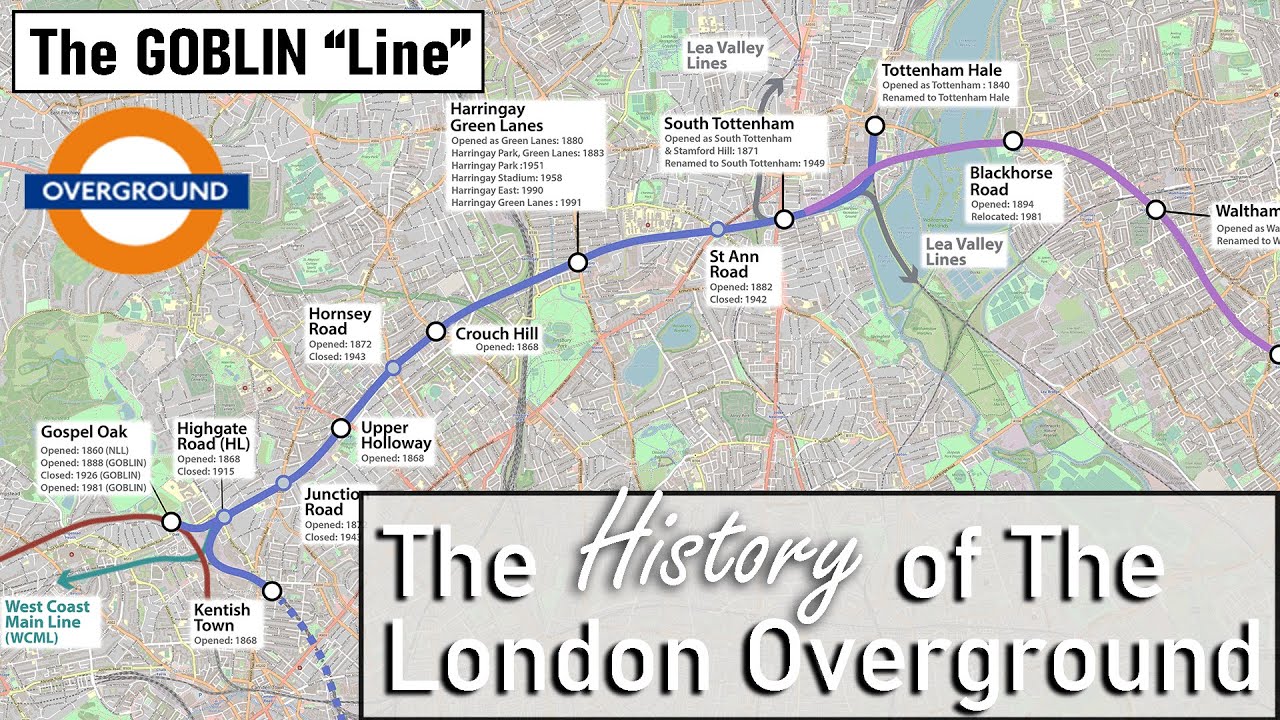 The History of the London Overground - GOBLIN LINE