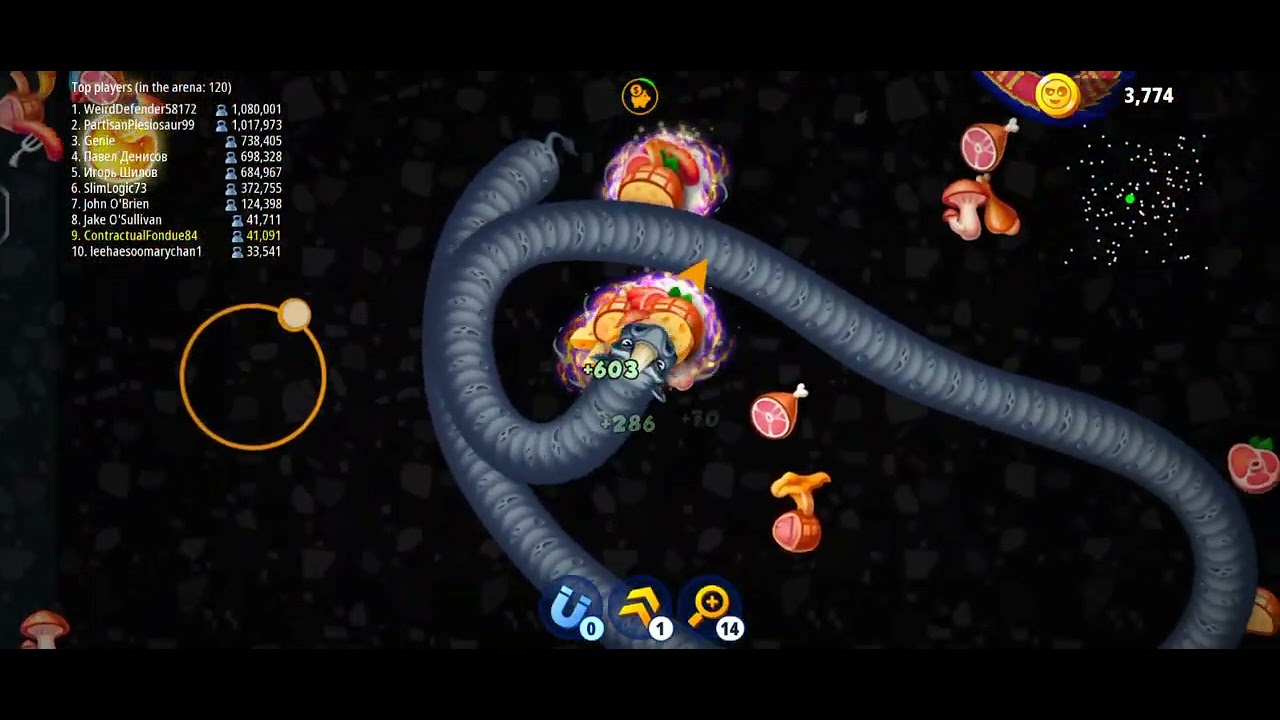Noob to Pro in Worms Zone 💥 | Record Breaking Score!
