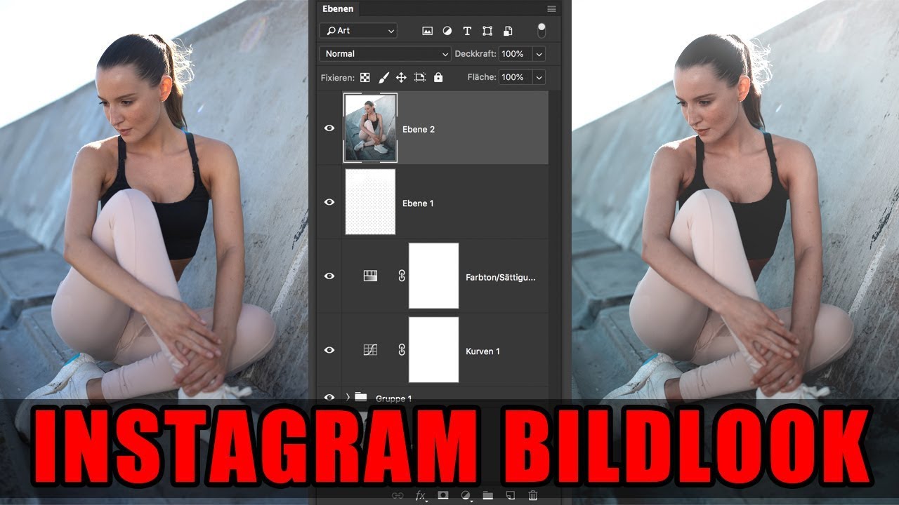 Bildbearbeitung für Instagram mit Photoshop