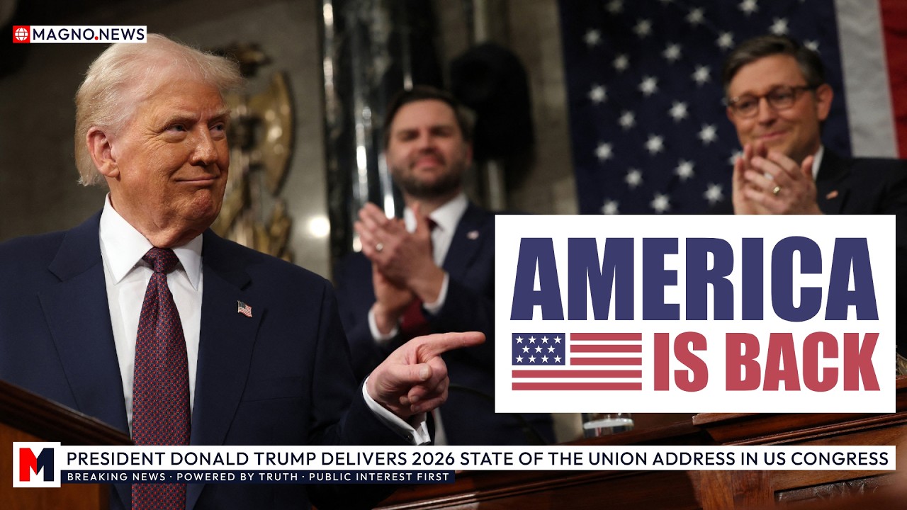 🇺🇸 President Trump delivers 2026 State of the Union Address in US Congress | Full speech [LIVE]
