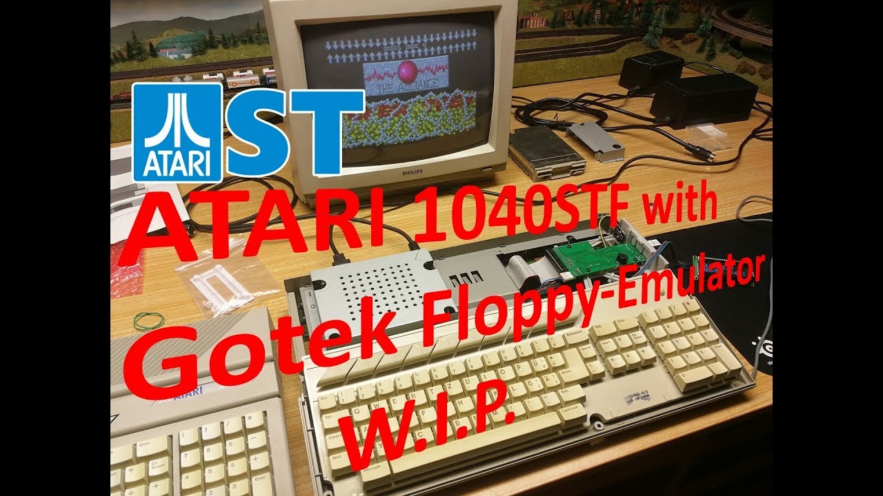 Atari 1040STF mit Gotek Floppy-Emulator, Teil 1, [german, deutsch]