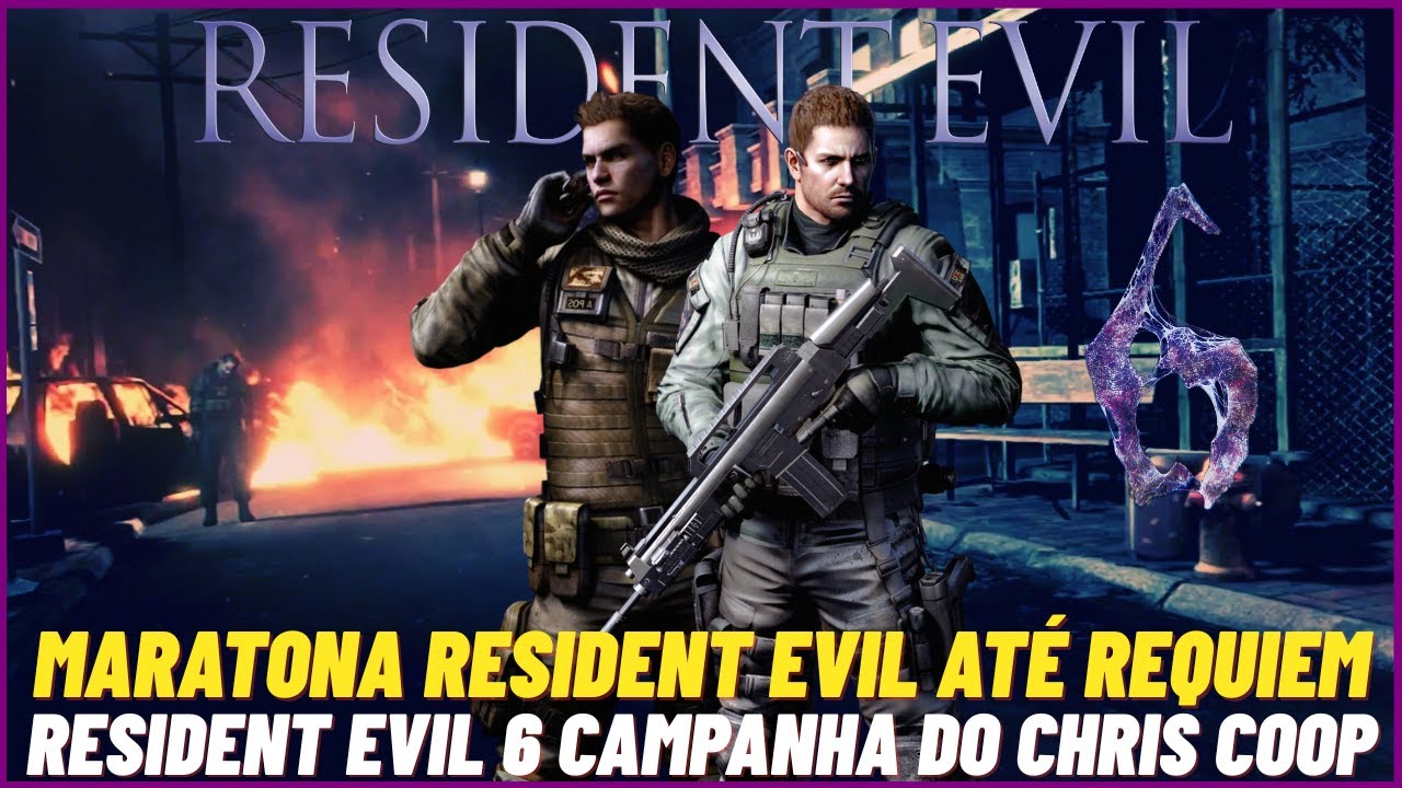 Jogando Resident Evil 6 Campanha do Chris | MARATONA Resident Evil até REQUIEM! Final