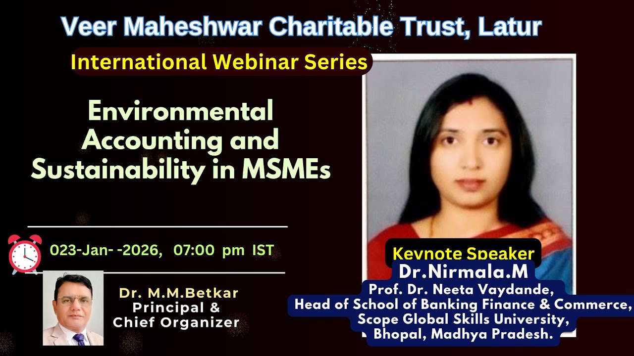 Environmental Accounting and Sustainability in MSMEs