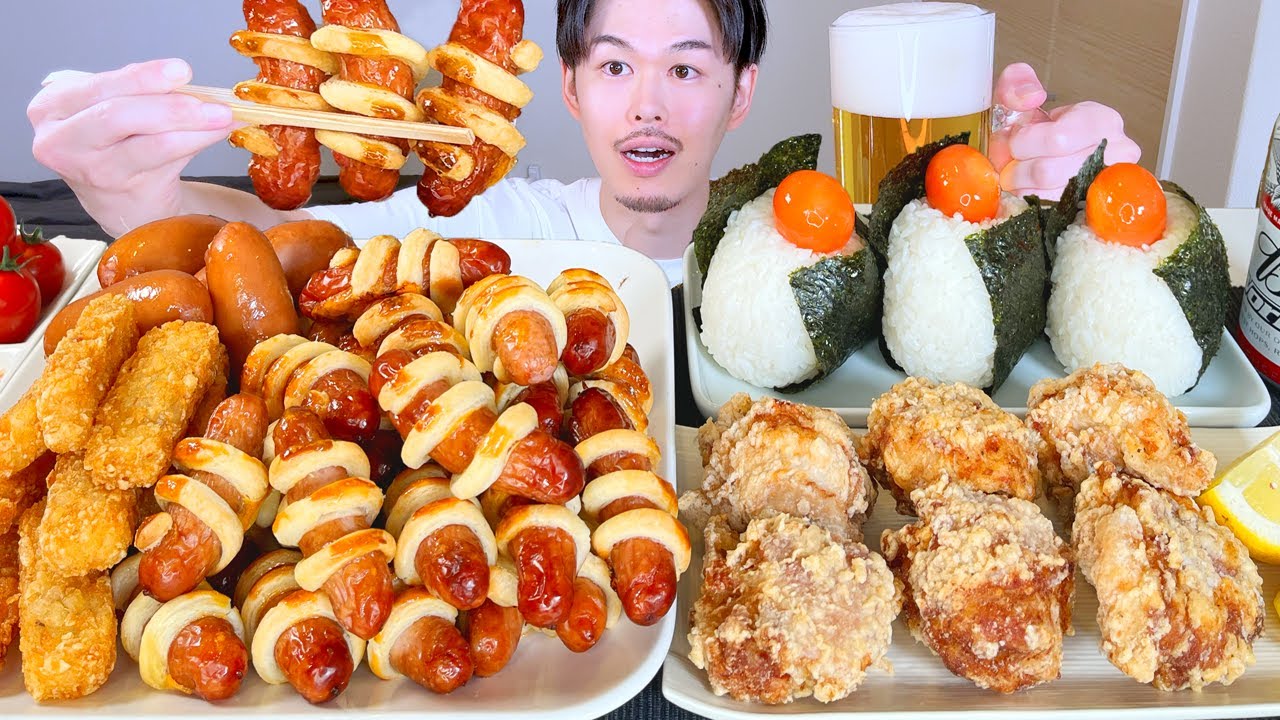 ASMR ソーセージパイ Sausage Pie EATING SOUNDS | 咀嚼音 | MUKBANG | 먹방