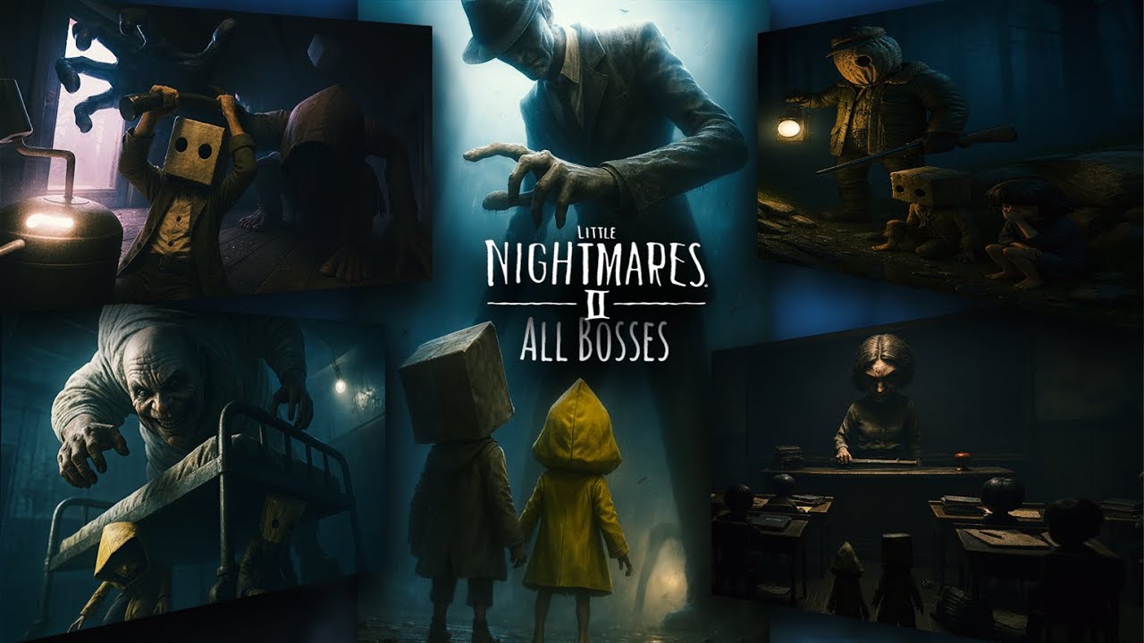 Little Nightmares 2 – Every Nightmare That Haunts You (All Bosses) | 2K 60FPS