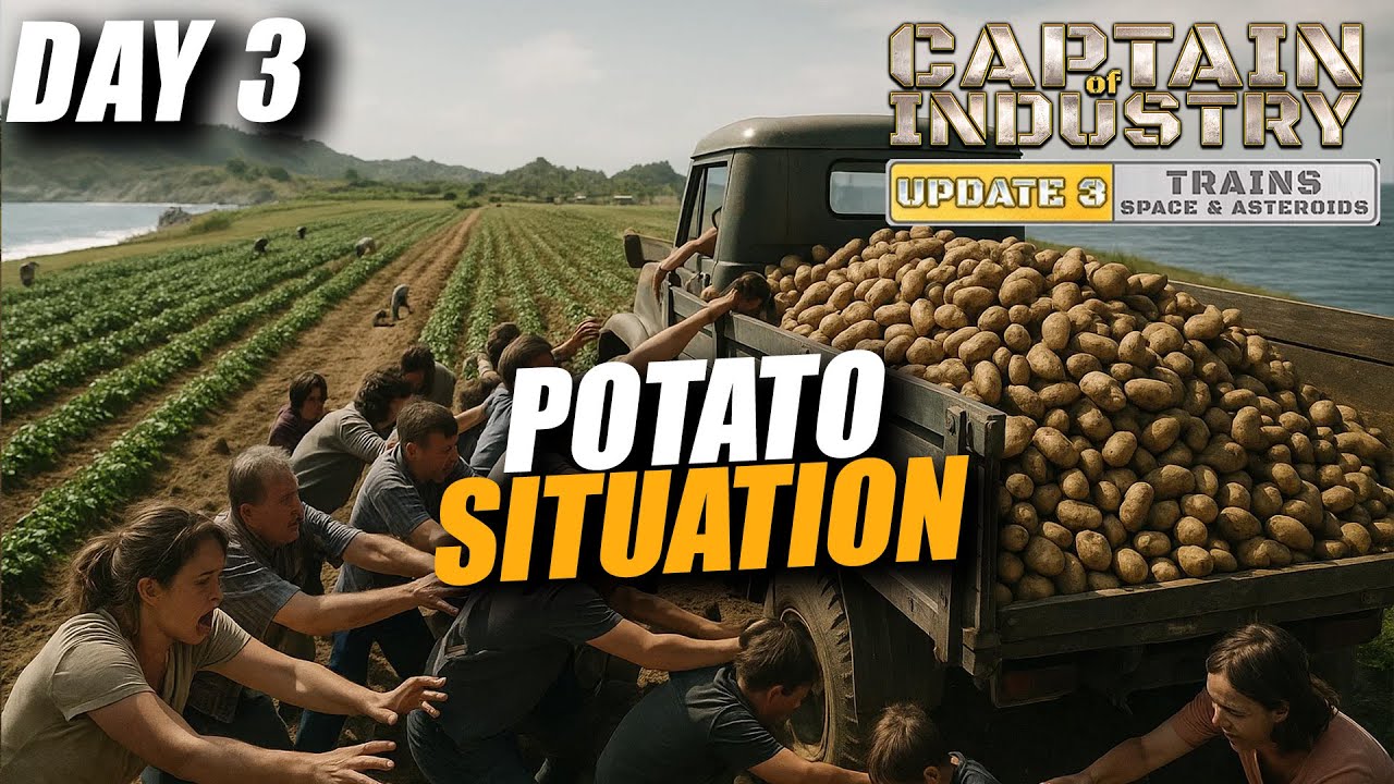 Solving the Food Crisis on Day 3 of Captain of Industry Update 3