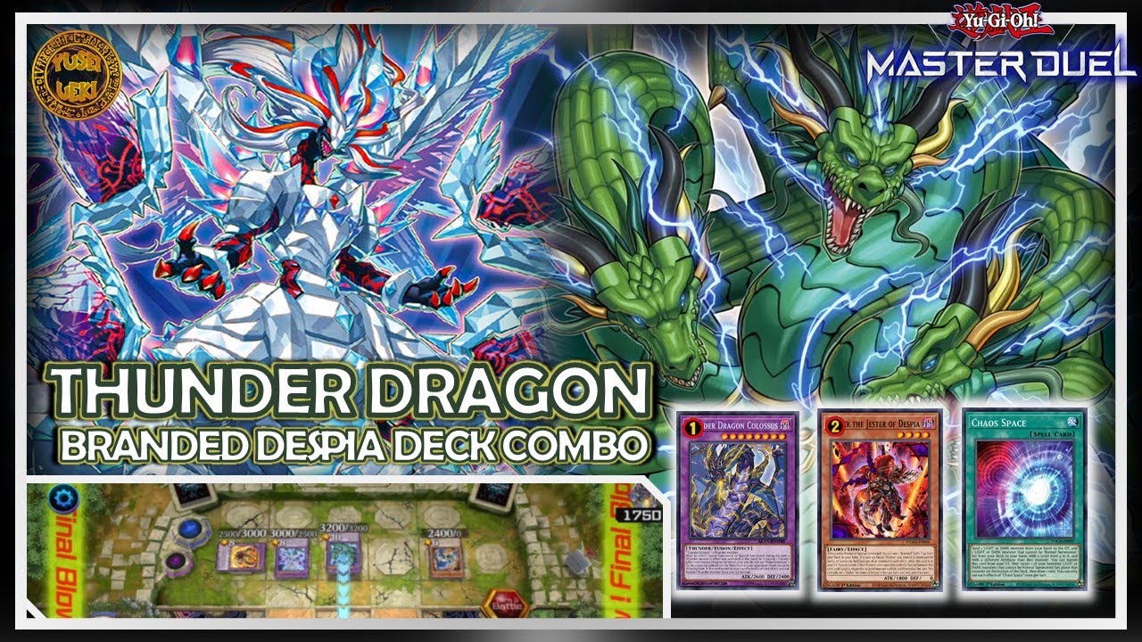 Branded Thunder Dragon Combo 2023 🐉 BEST Despia Thunder Dragon Deck [Yu-gi-oh! MASTER DUEL]