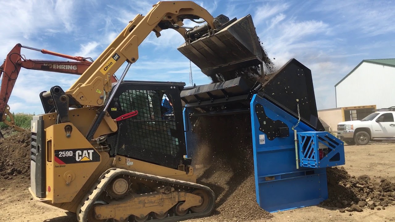 DeSite SLG 78VFG Portable Topsoil Rock Screeners