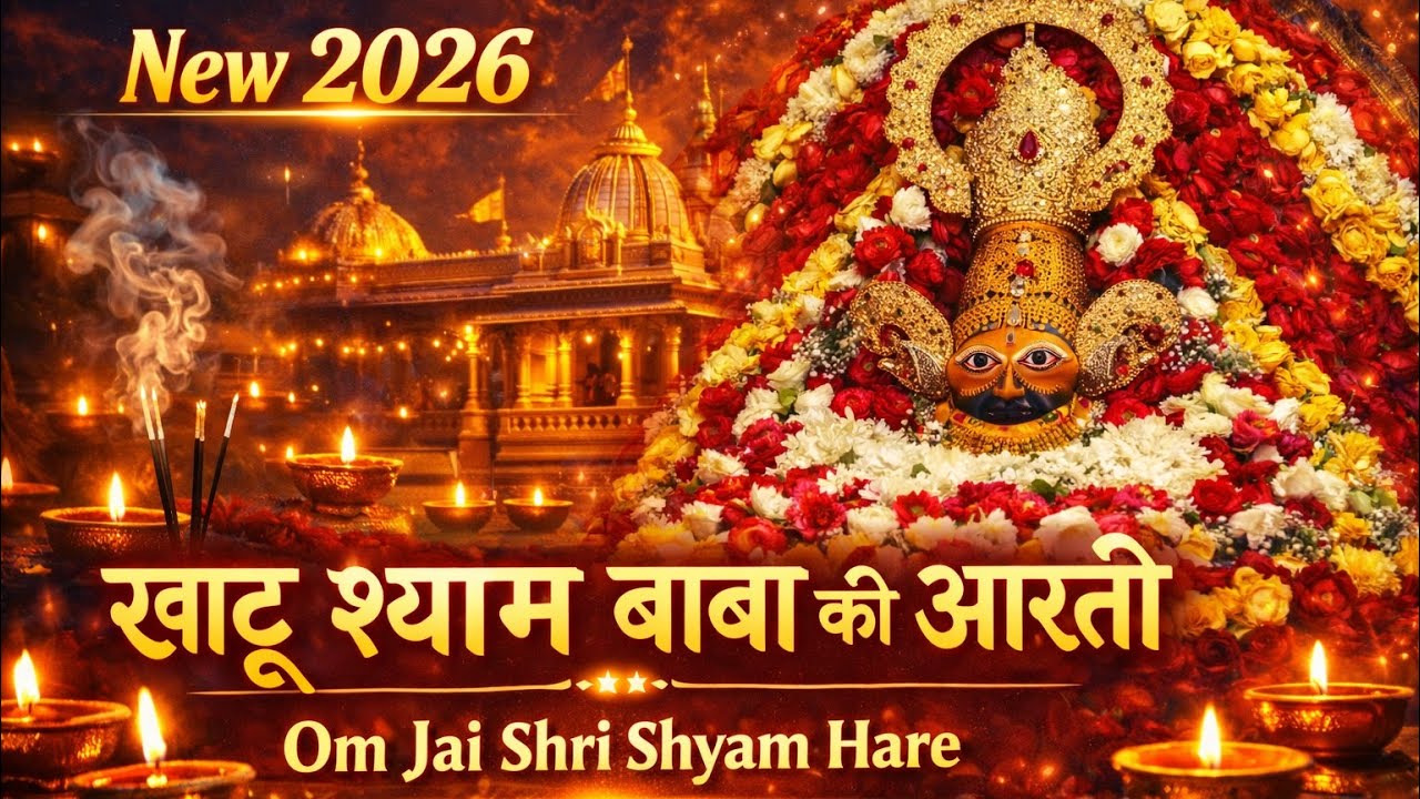 🛕 खाटू श्याम बाबा की आरती | Om Jai Shri Shyam Hare  Khatu Shyam Ji Aarti 2026🚩