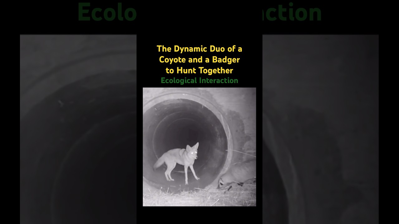 The Dynamic Duo of a coyote and a Badger to Hunt Together&hellip;🦡 #music #friends #coyote #animals
