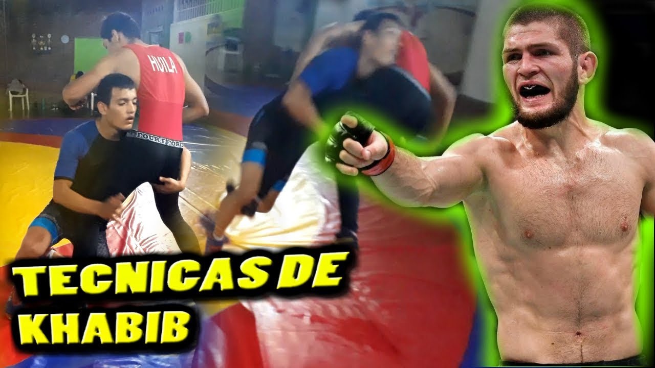 Tecnicas de Khabib Nurmagomedov THE EAGLE  - tecnicas de lucha