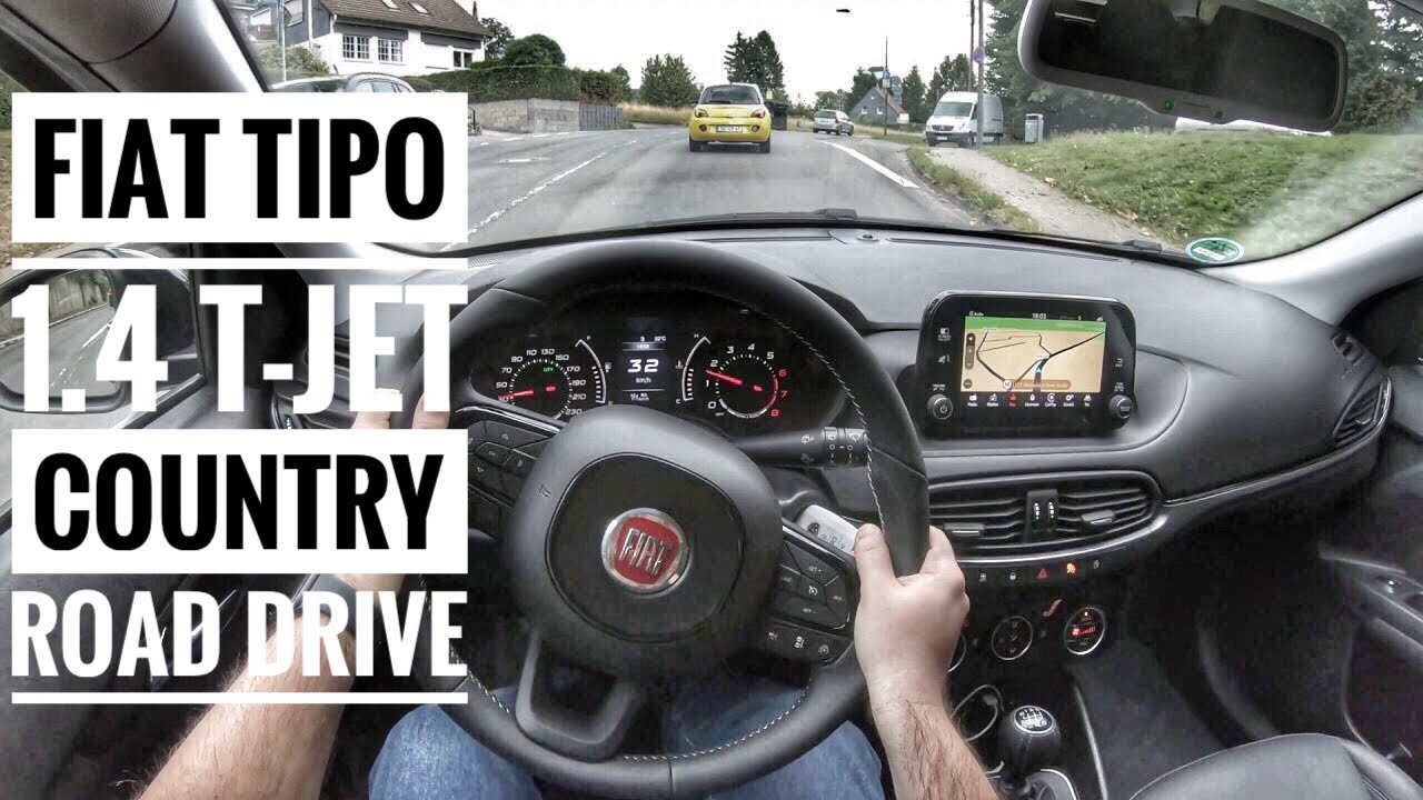Fiat Tipo 1.4 T-Jet S-Design (2019) | POV Country Road Drive
