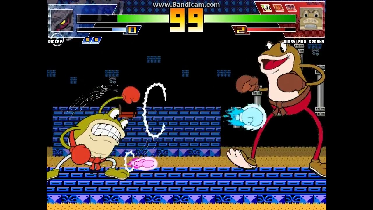 MUGEN battle #4779: Ridley vs Cuphead Bosses
