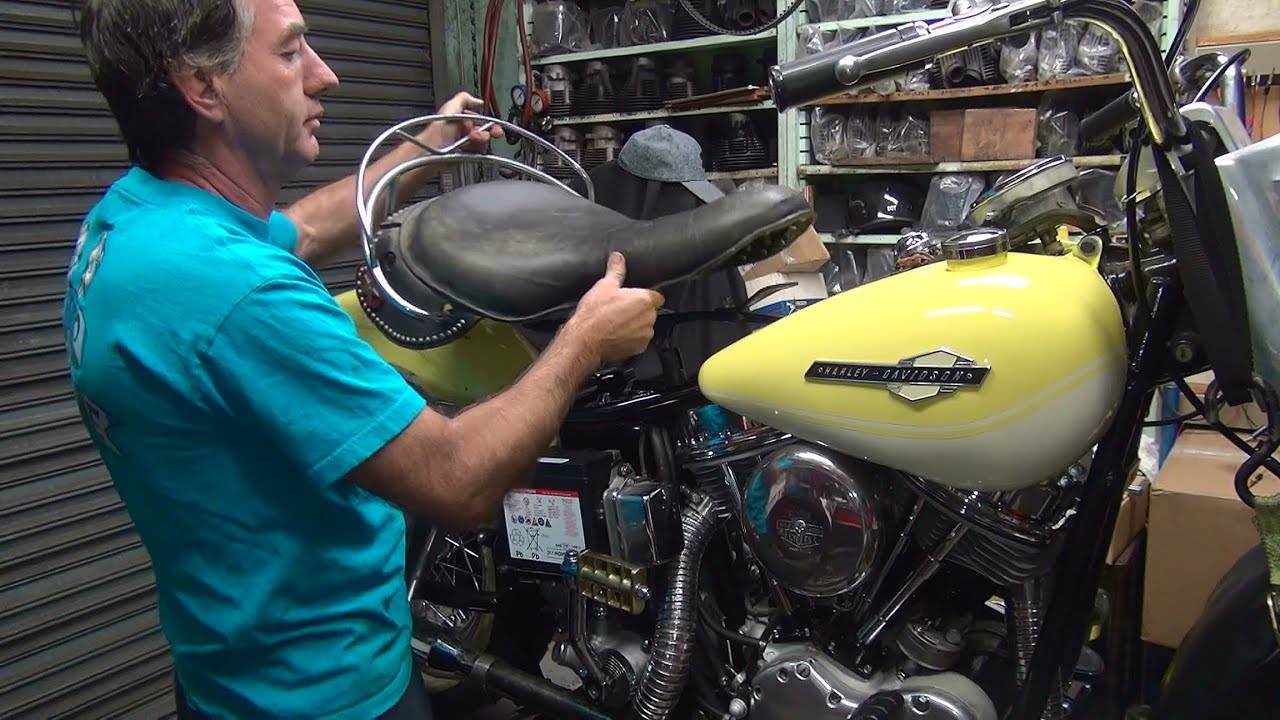 1965 panhead #170 74ci flh motor rebuild and bike repair harley by tatro machine