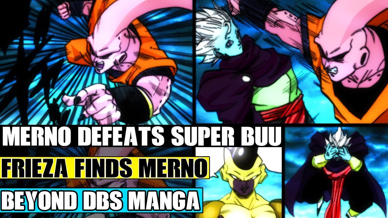 Beyond Dragon Ball Super: The New Angel Merno Defeats Super Buu! Golden Frieza Returns To Save Buu!