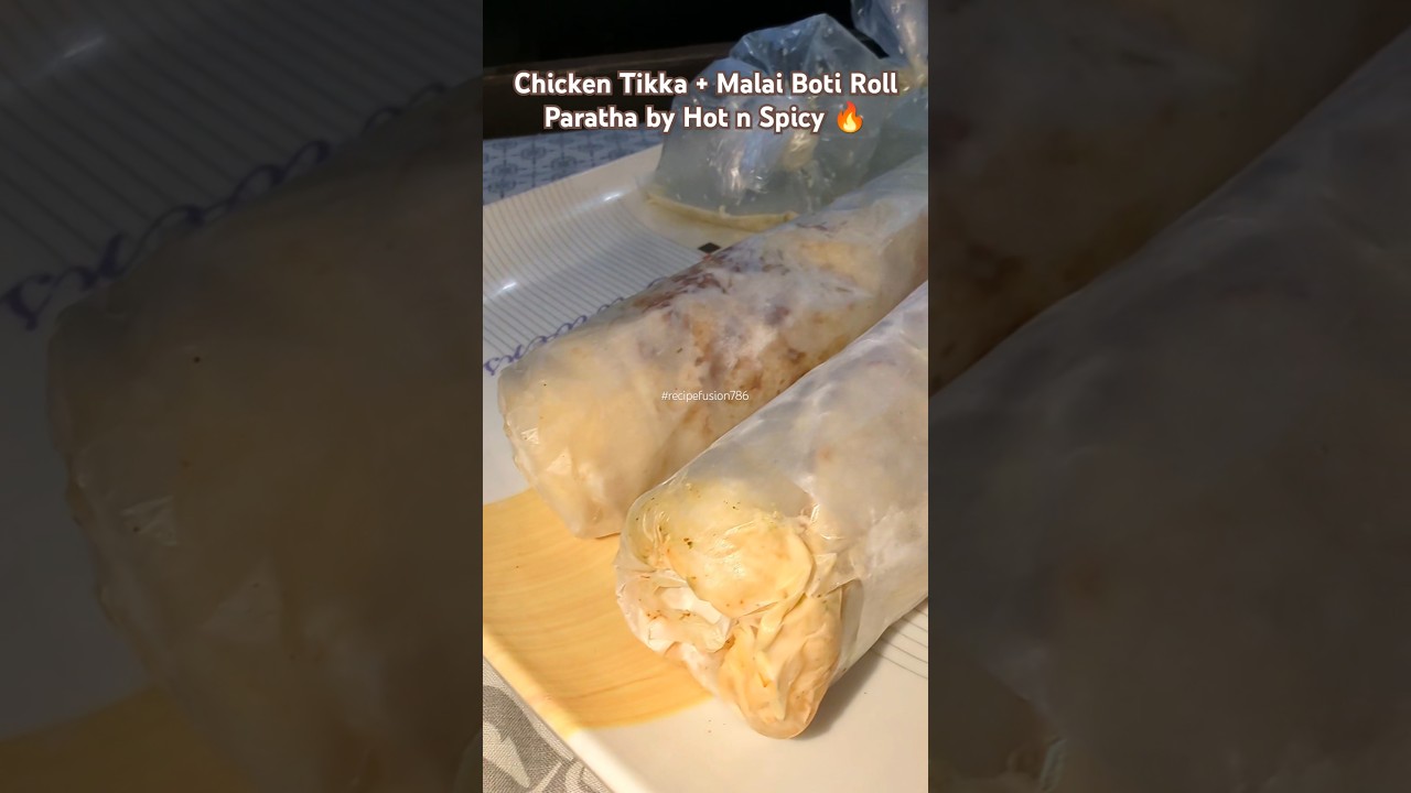 🔥 Jambo Hot n Spicy Roll Paratha | Chicken Tikka & Malai Boti | Street Food Lovers Must Try  #shorts