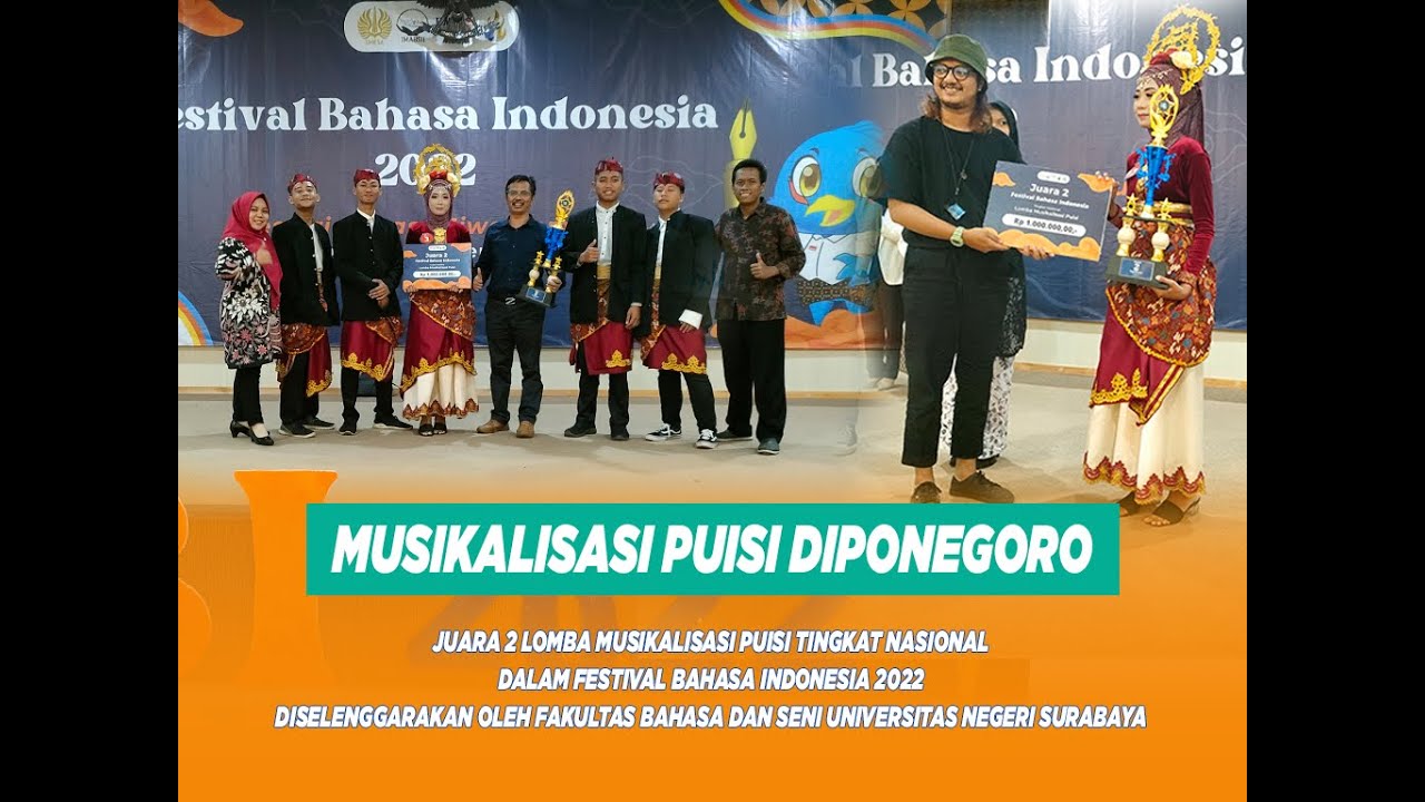 Musikalisasi Puisi Diponegoro Karya Chairil Anwar