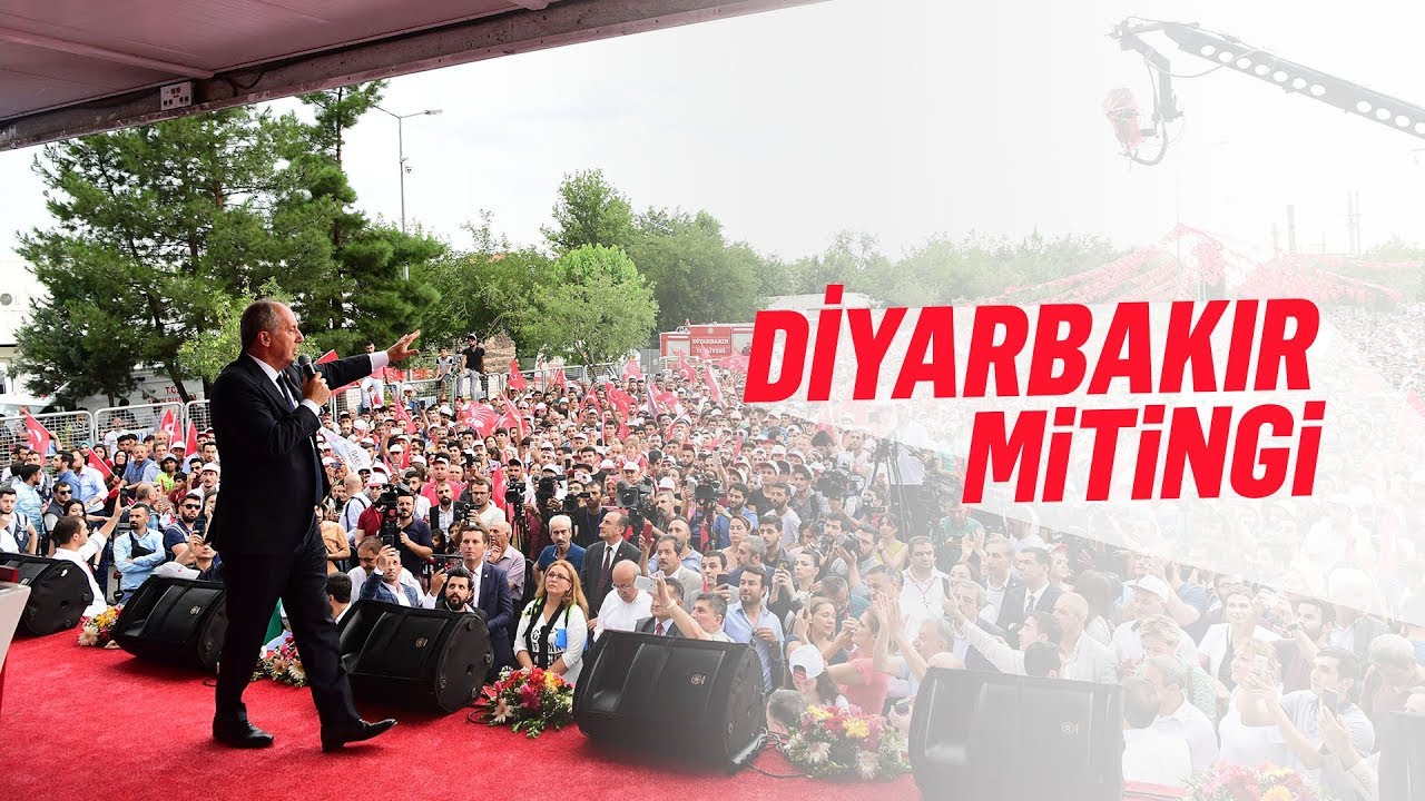 11 Haziran 2018 | Diyarbakır Mitingi | Muharrem İnce - T.C. Cumhurbaşkanı Adayı
