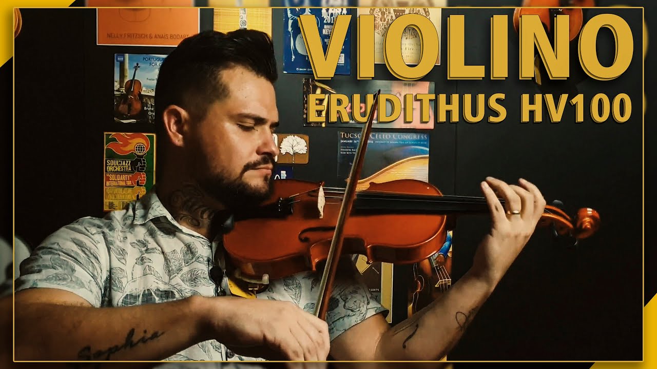 ERUDITHUS COM MADEIRA MACI&Ccedil;A I VIOLINO ERUDITHUS HV100