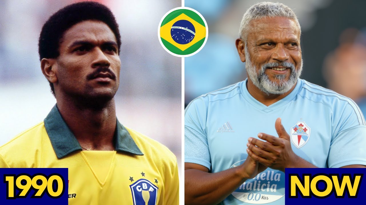 🇧🇷 Brazil ⚽ World Cup 1990 Squad – Then and Now | Football Legends