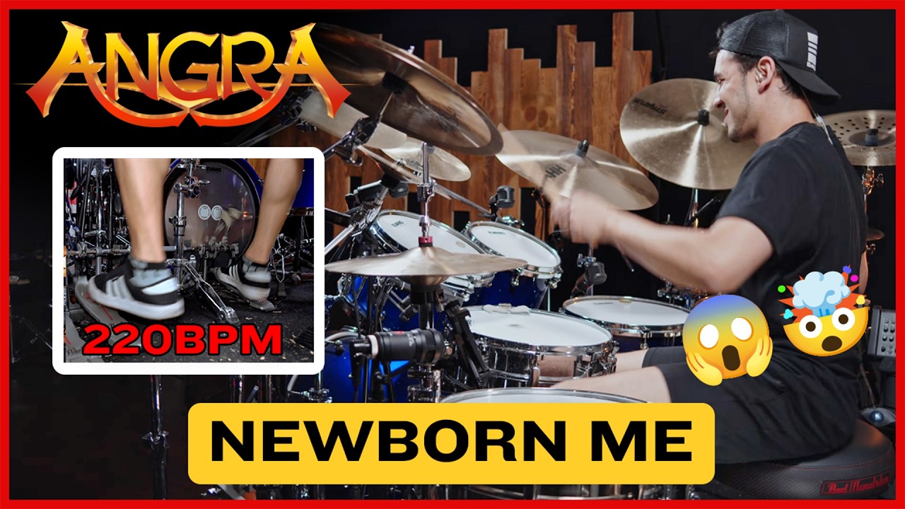 BRUNO VALVERDE - NEWBORN ME - ANGRA - DRUM PLAYTHROUGH