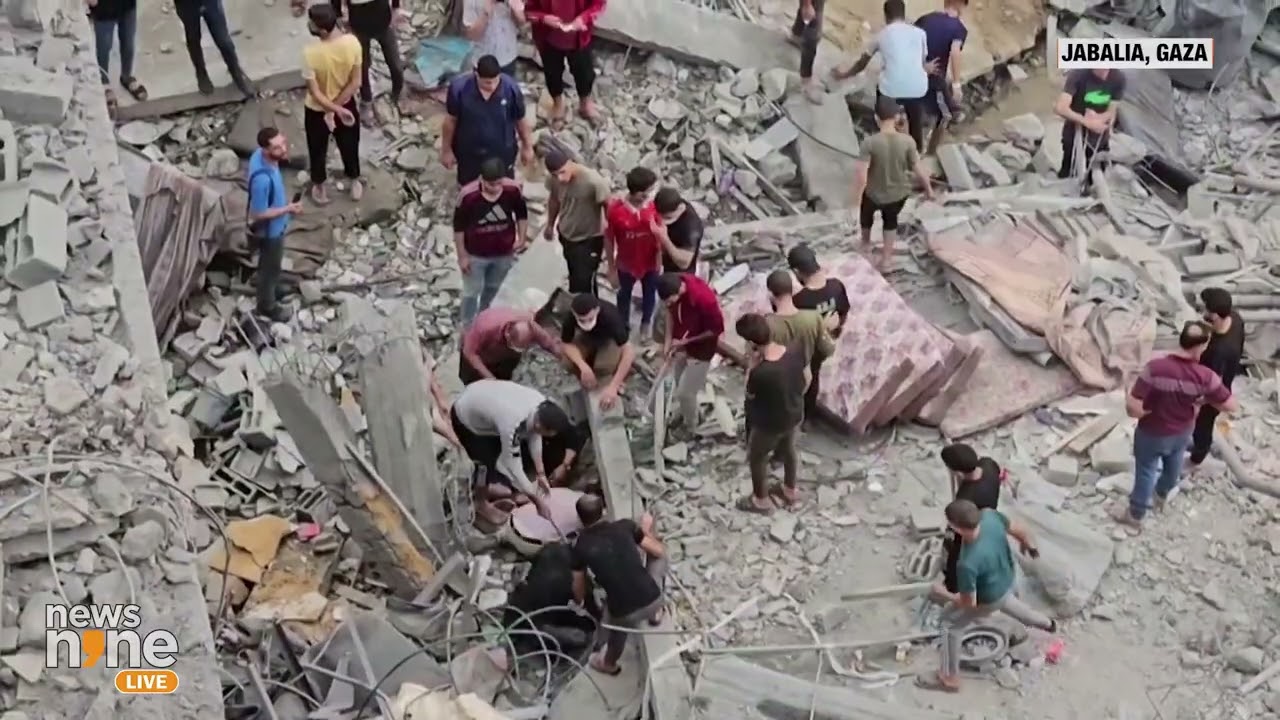 Jabalia Tragedy Unveiled: Aftermath of Gaza Air Strike on Refugee Homes | News9