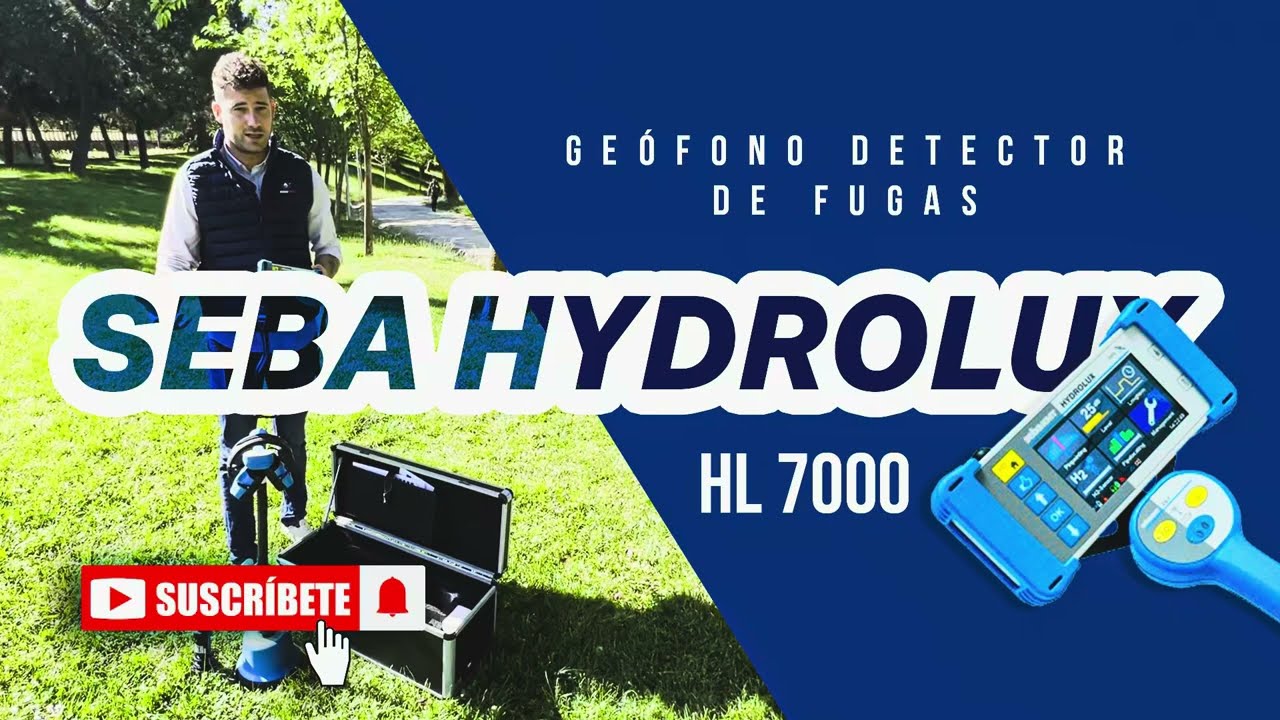 Detector de fugas mediante gas trazador Seba Hydrolux HL 7000 - TecnoLoc by MasQueFugas