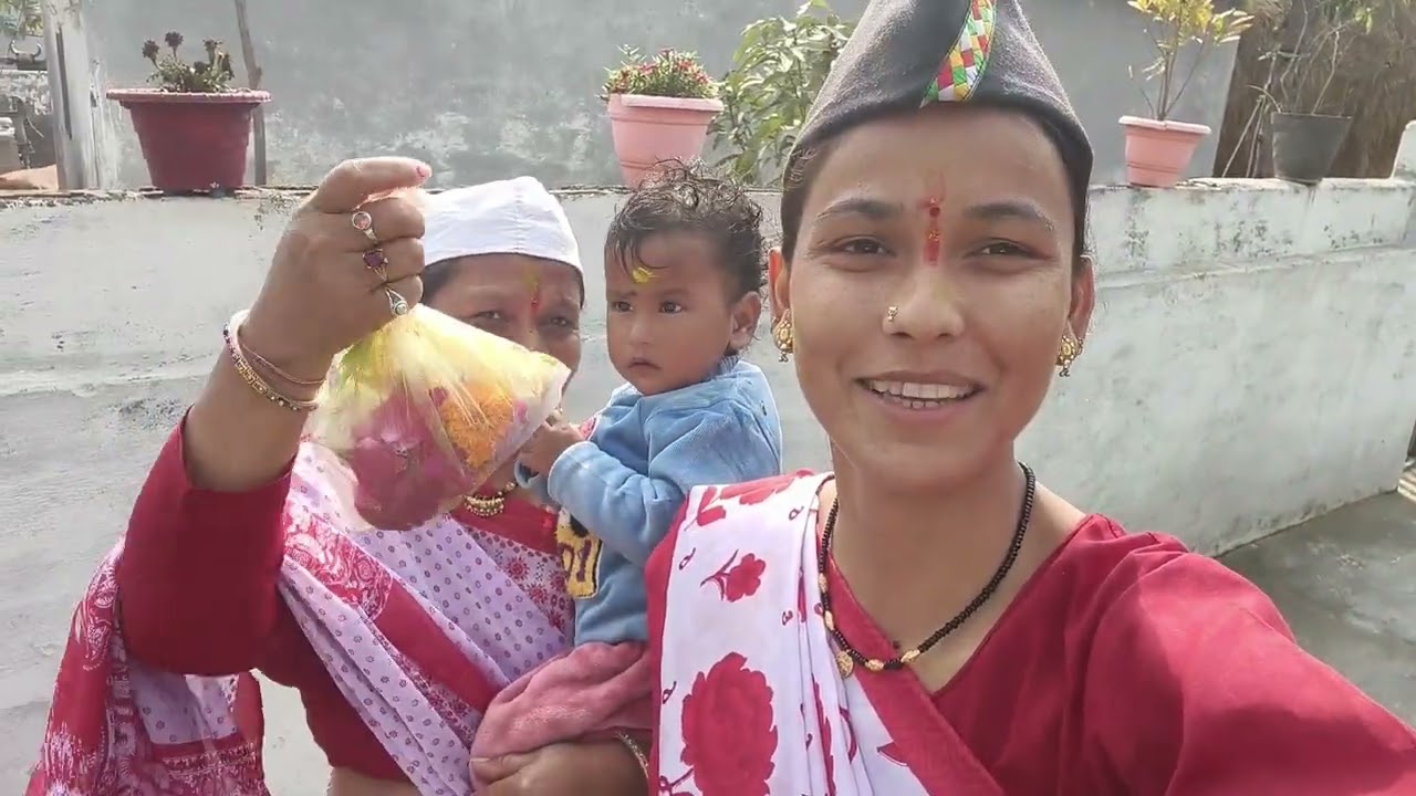 आज हमारी फर्स्ट होली कहां से शुरू हुई 😊👏