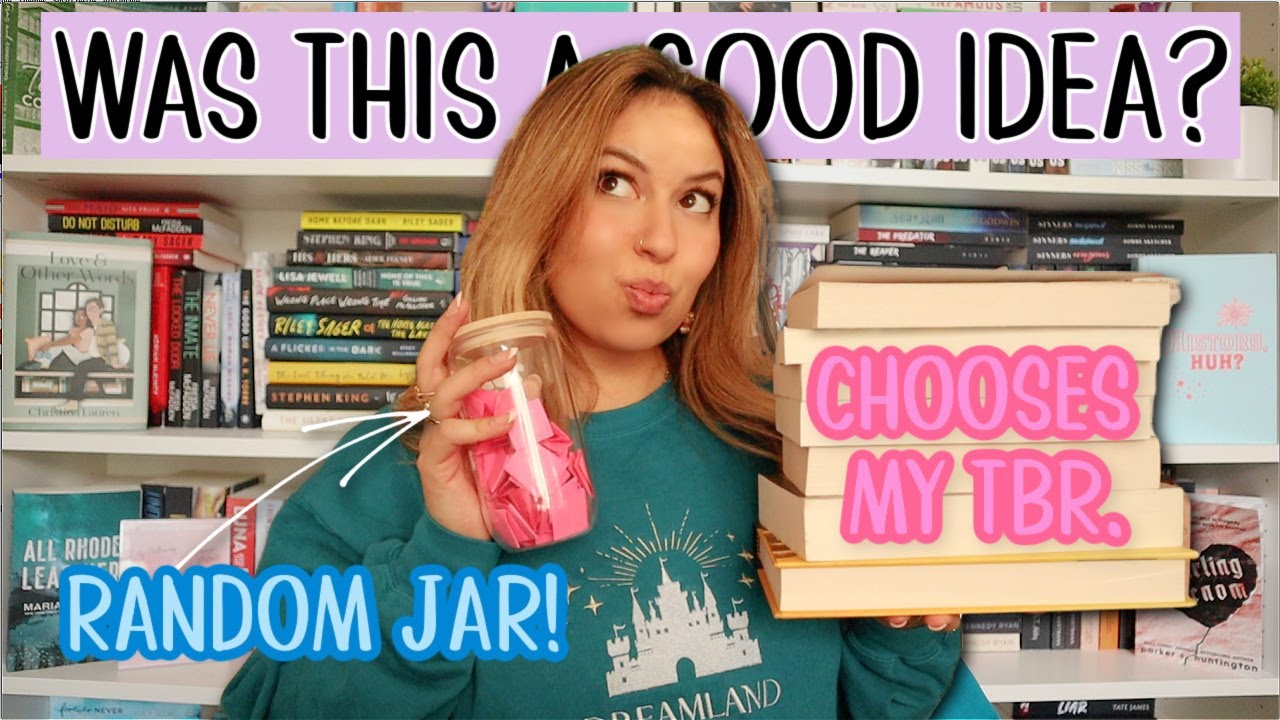 random tbr jar chooses my june reads (the best idea ever) 🤡